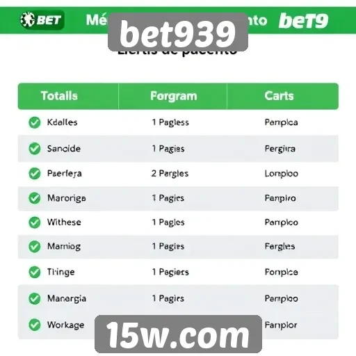 Métodos de pagamento aceitos no bet939